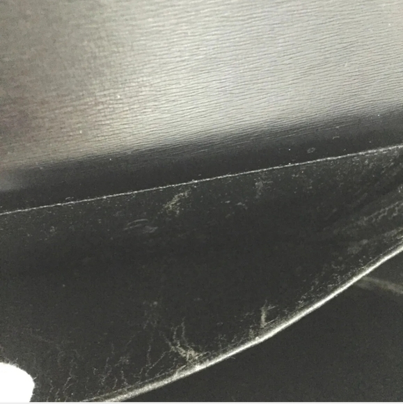 Christian Dior Black Leather Chain Shoulder Bag - Picture 9 of 10